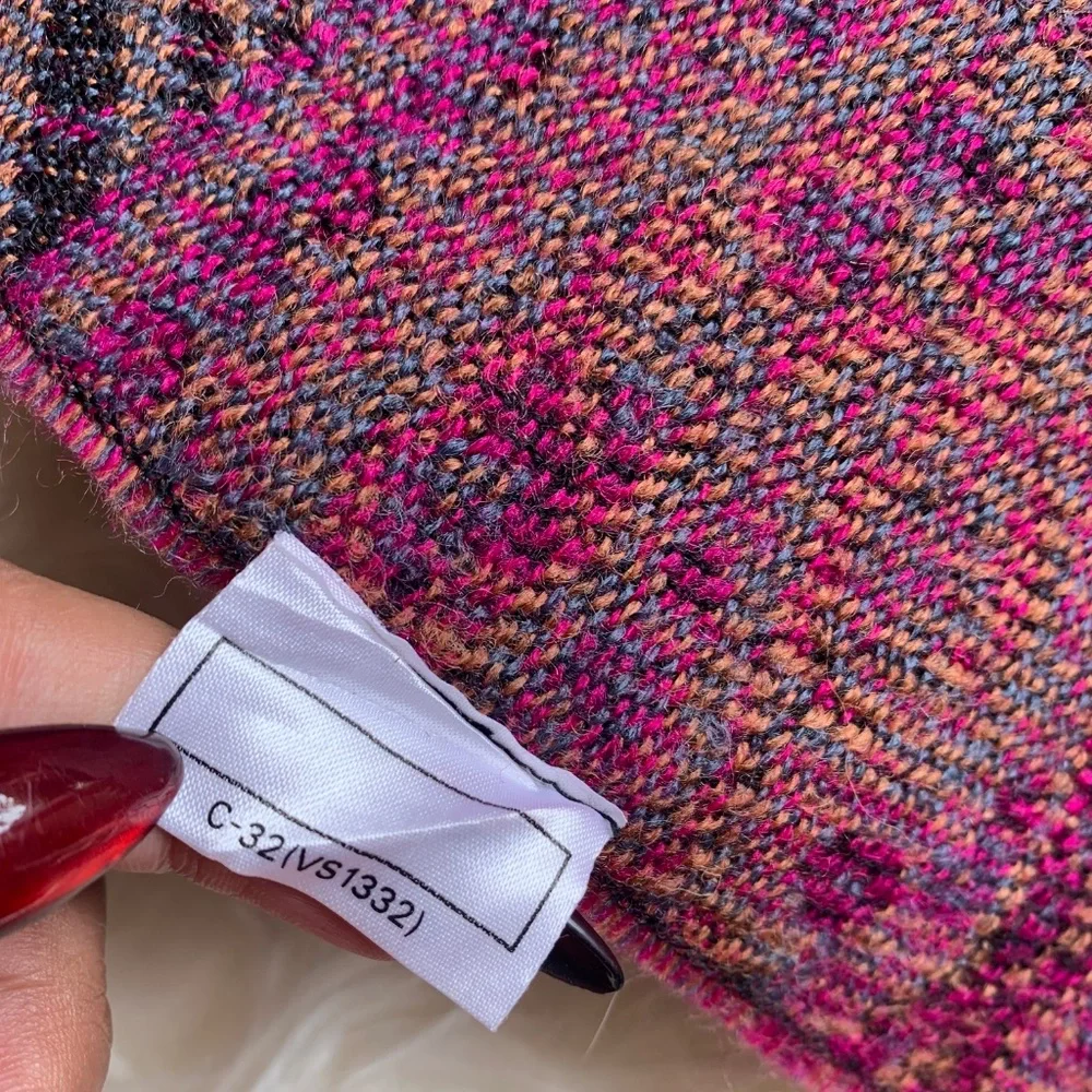 Valentino Garvanni Multicolor Square Scarf/muffler